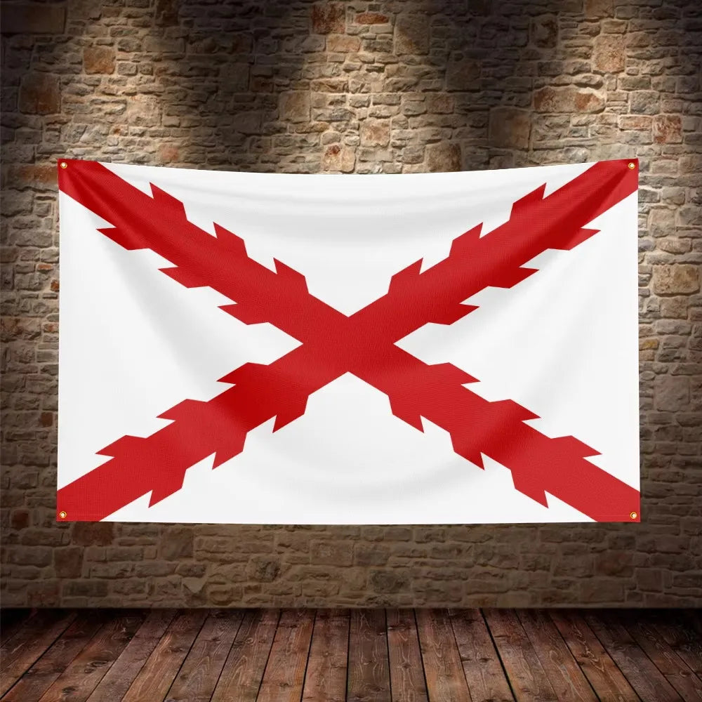 Cruz de Borgoña - Bandera