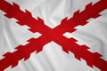 Cruz de Borgoña - Bandera